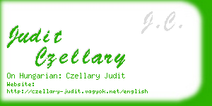 judit czellary business card